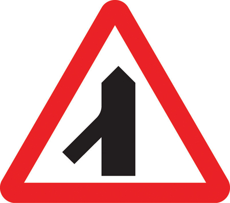 Side road ahead