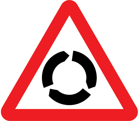Roundabout ahead