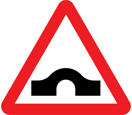 Road hump ahead