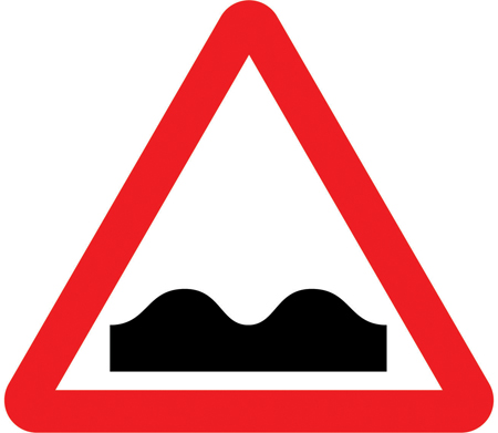 Uneven road