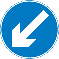 Keep left