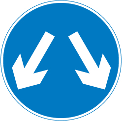 Pass either side
