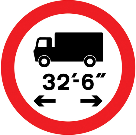 Width restriction