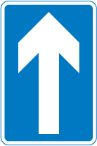 Ahead only